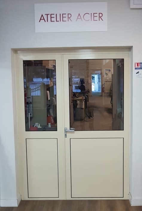 Porte Acier Atelier - Creil Oise