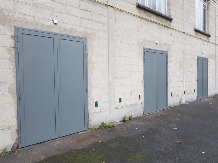 Porte acier isolée, Cires Les Mello, Oise