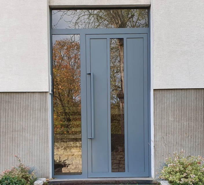 Porte d'Entrée de Hall Acier - Chantilly - Oise