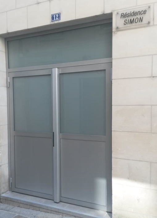 Porte d'Entrée de Hall Acier - Compiègne