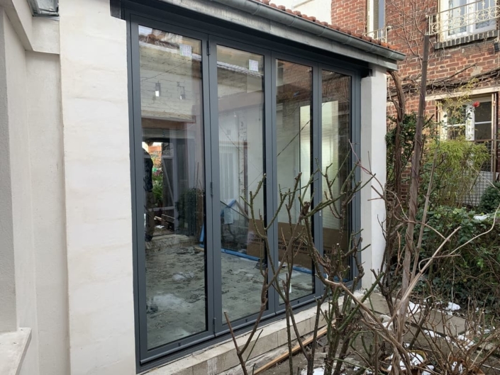 Porte Acier accordéon - repliable