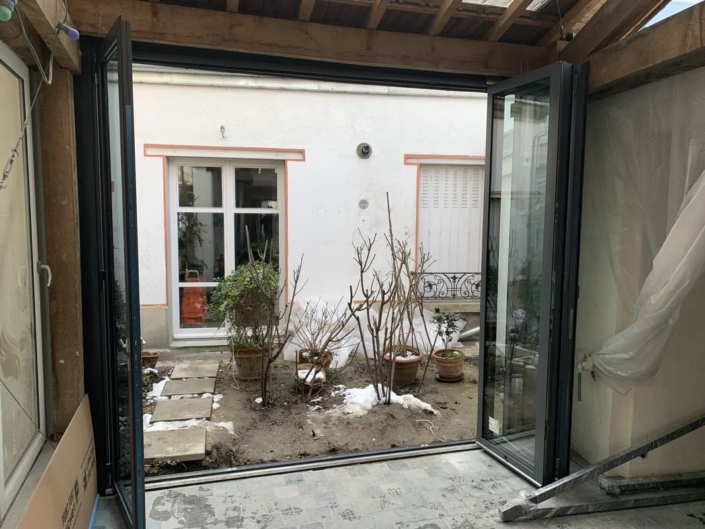 Porte Acier accordéon - repliable