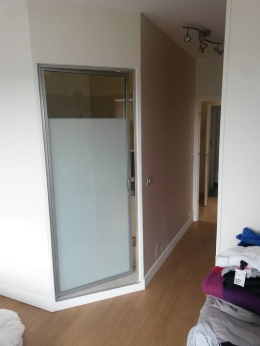 Porte acier interieur